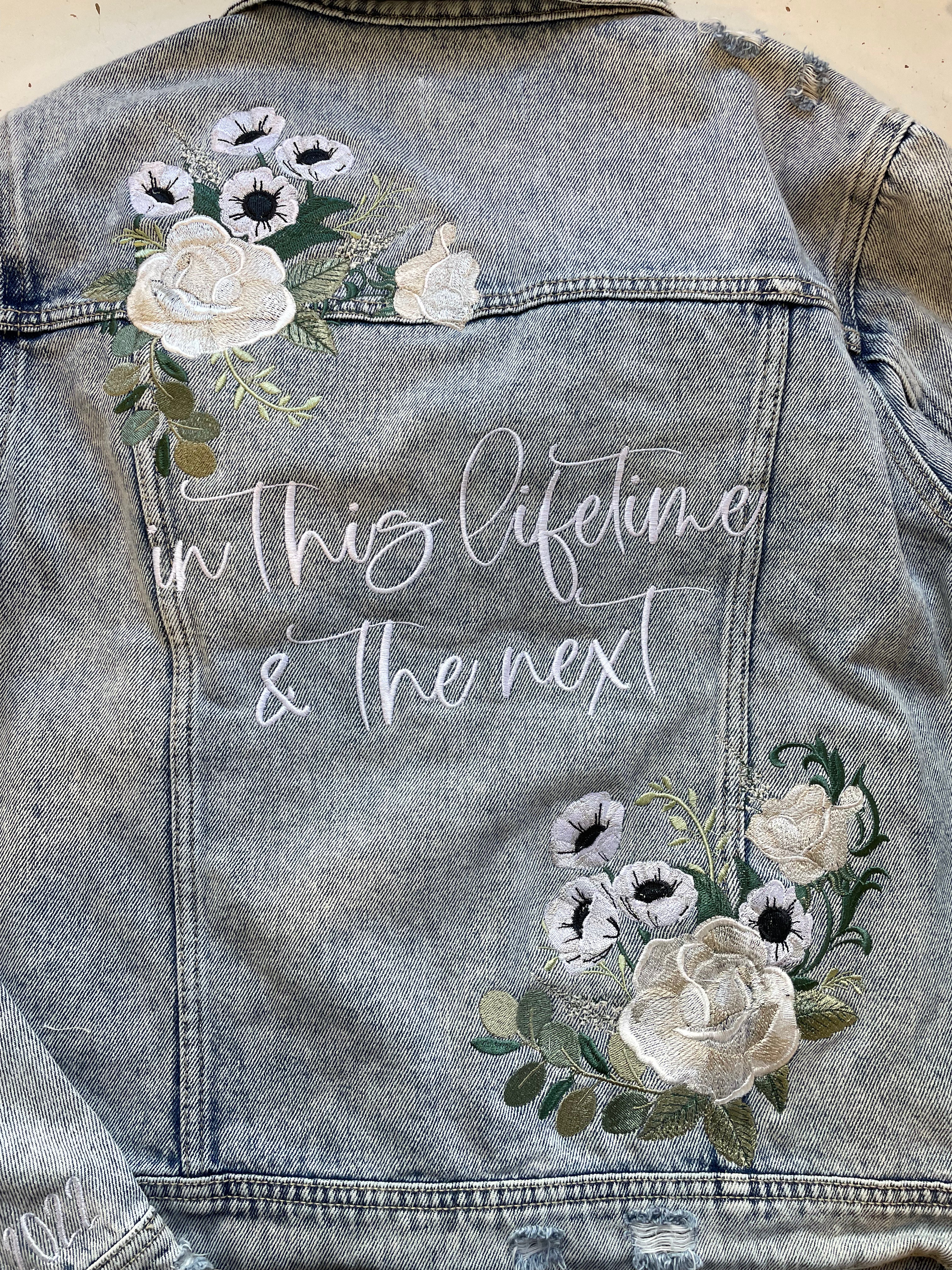 DESIGN DEPOSIT for 1 Custom Women's FITTED Denim Jacket