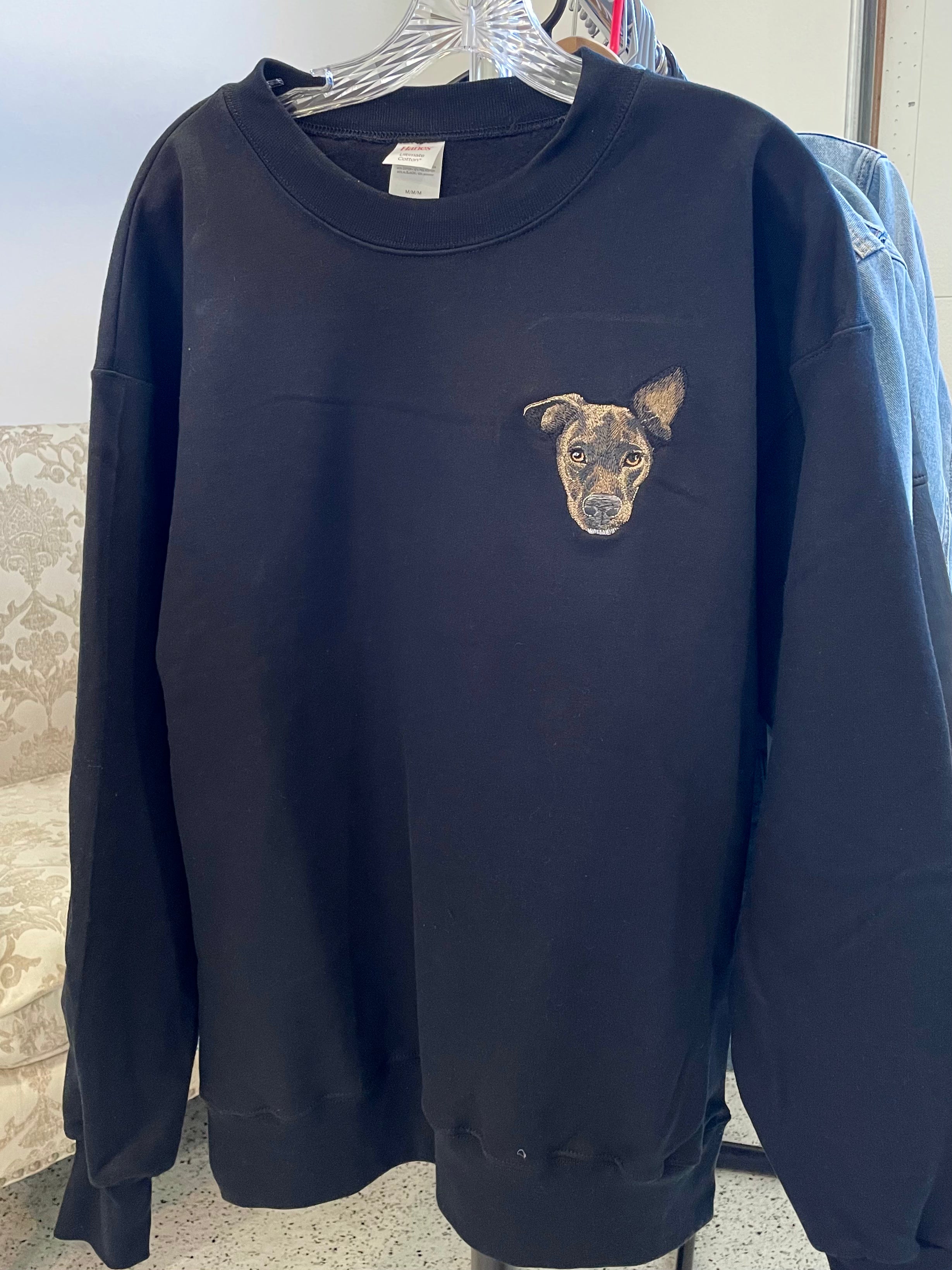 Custom Pet on Crewneck Sweatshirt