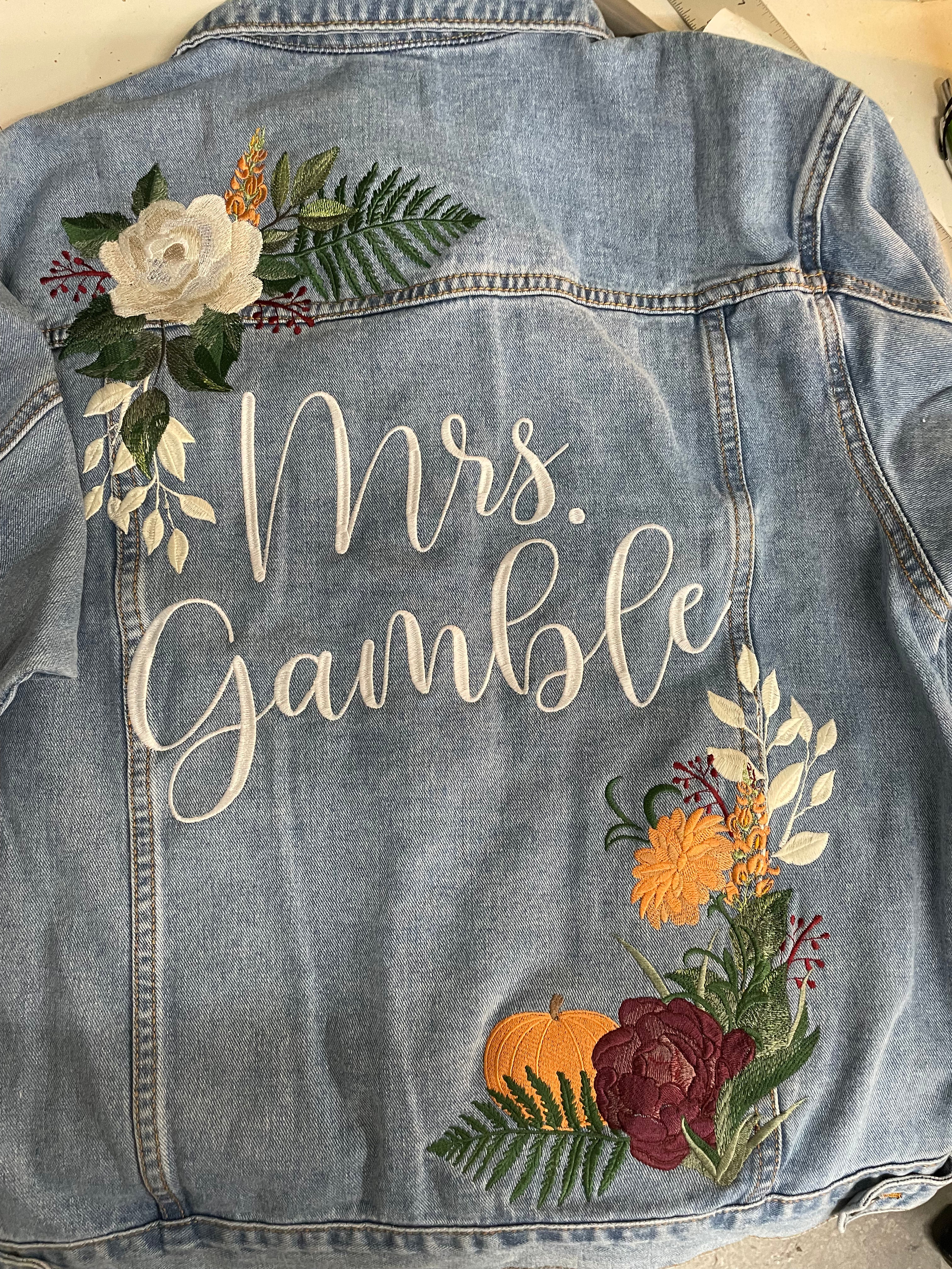 DESIGN DEPOSIT for 1 Custom Women's RELAXED FIT Denim Jacket