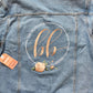 Custom Logo Women's Relaxed Fit Denim Jacket