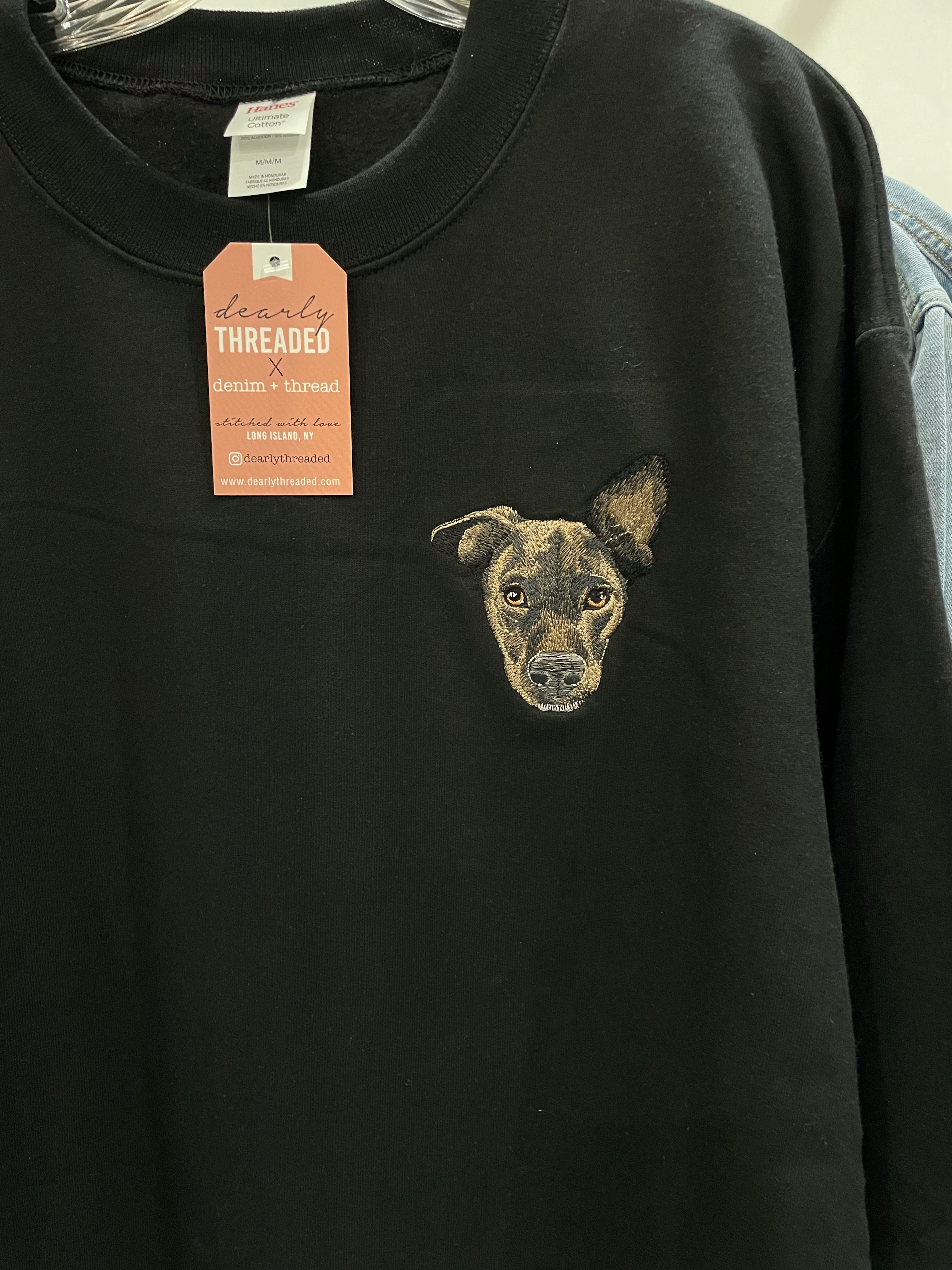 Custom Pet on Crewneck Sweatshirt