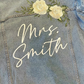 Custom Ivory Roses with Leafy Greenery Women's Relaxed Fit Denim Jacket